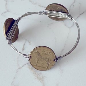 Twenty pence Irish coin bracelet